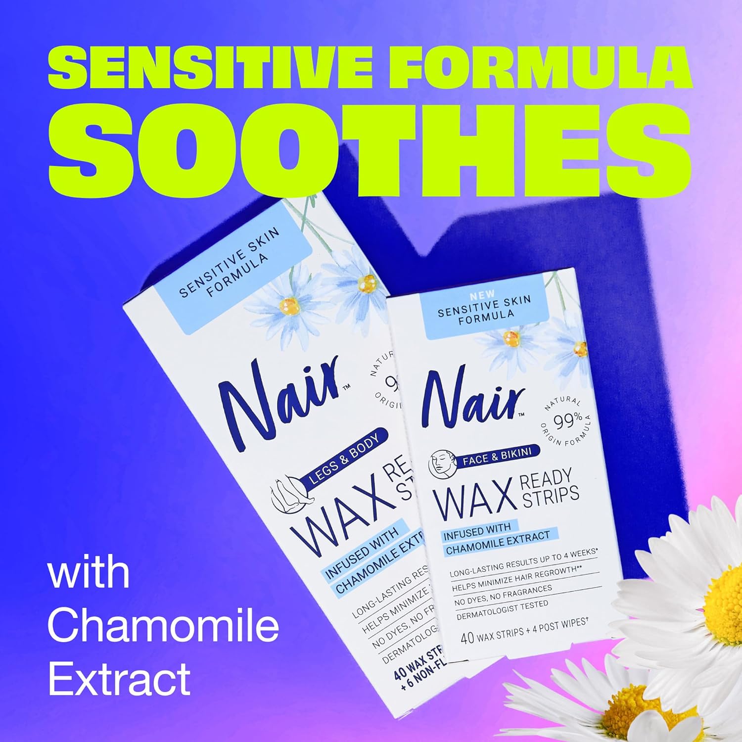 includes 6 post-wipes for residue removal and skin calming