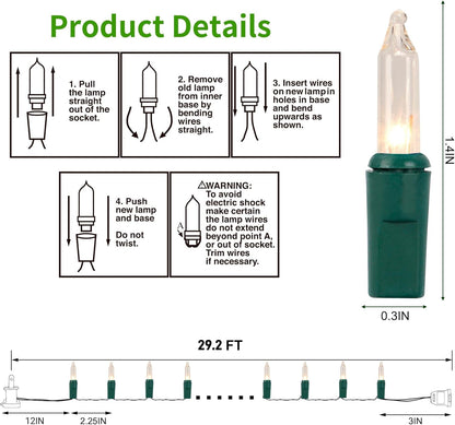 includes extra replacement bulbs and spare fuses for long-term maintenance