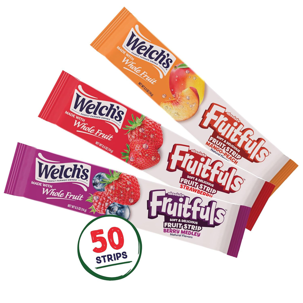 individually packaged 0.5oz strips in bulk counts of 10, 20, or 50