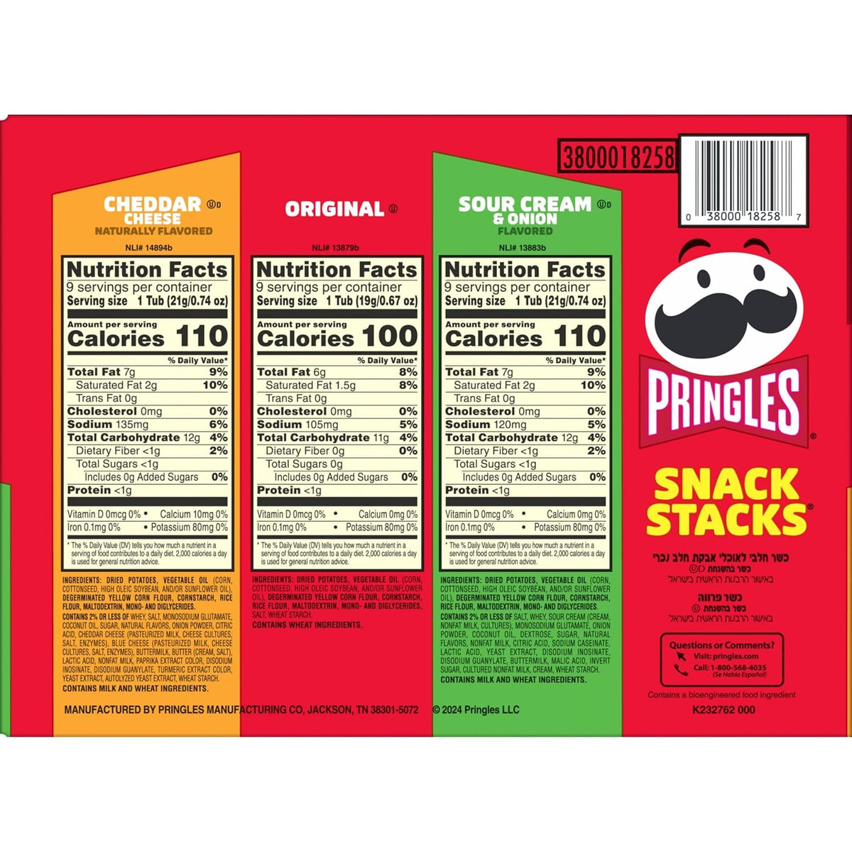 individually sealed cups that maintain crispness and prevent staleness