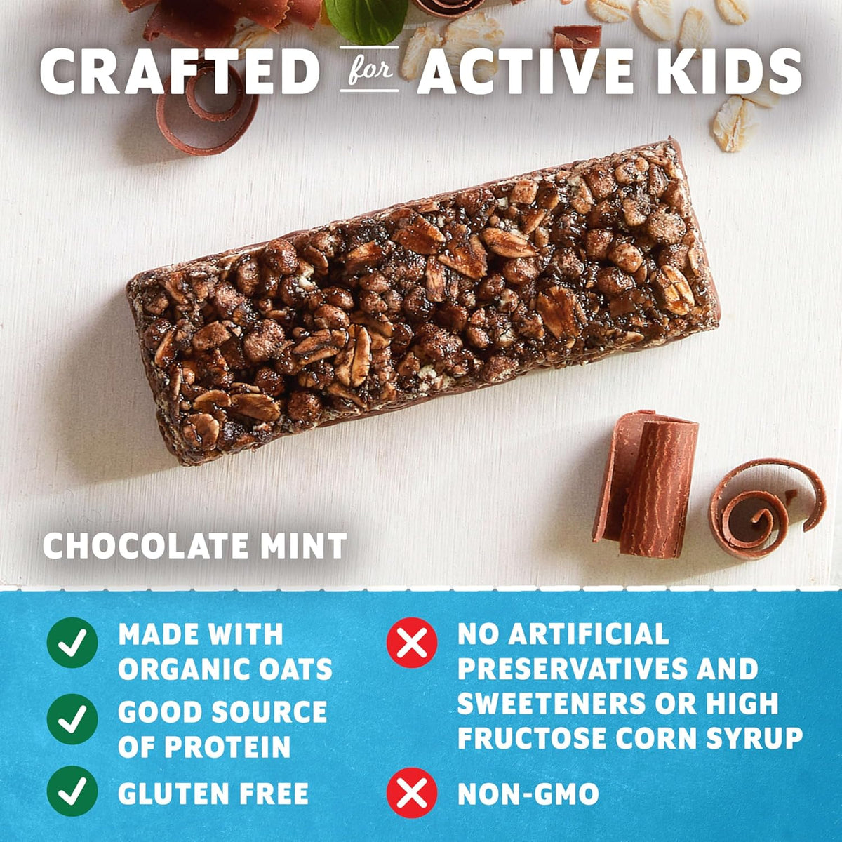 individually wrapped bars in a 15-count box for portion control and grab-and-go convenience