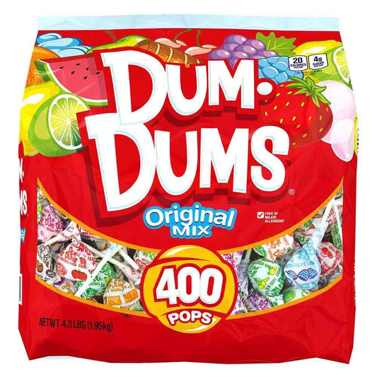 individually wrapped lollipops with flavor markings on each stick
