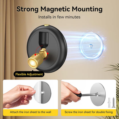 infrared remote control with 66ft range for dimming, on/off, and timer