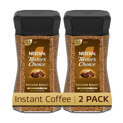 instant coffee granule form that dissolves in hot water in seconds