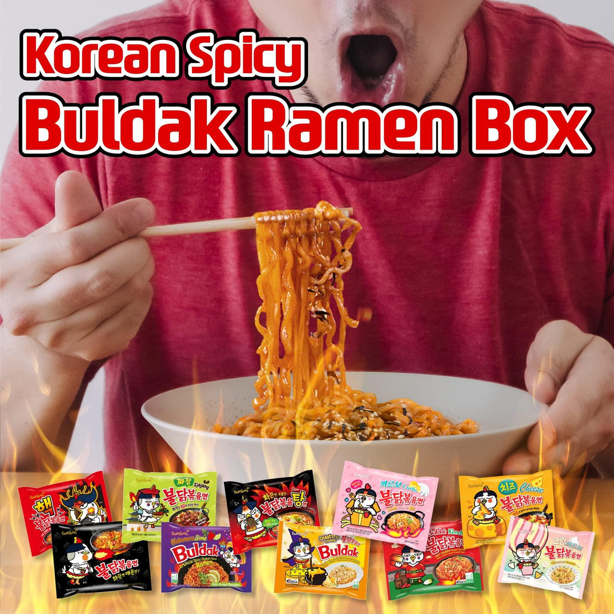instant ramen format requiring only boiling water and ~5 minutes to prepare