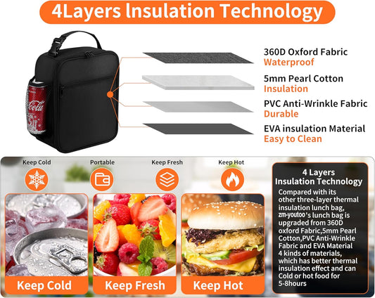 insulated interior lining for temperature retention