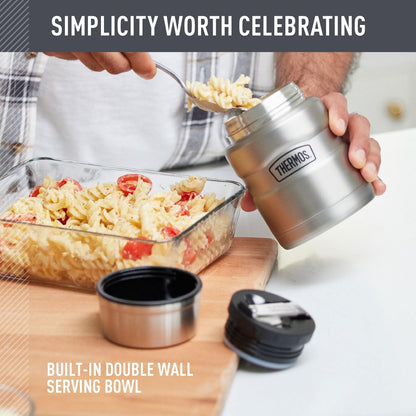insulated lid that converts into a built-in serving bowl