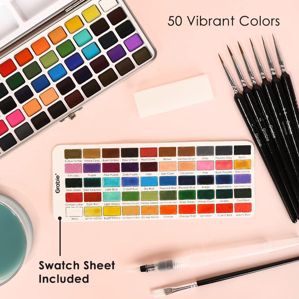 integrated built-in mixing tray for custom color blending