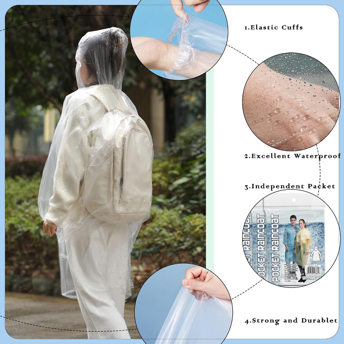 integrated hood for head and hair protection