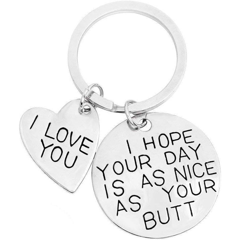 integrated keyring hardware for immediate attachment to keys, bags, or zippers