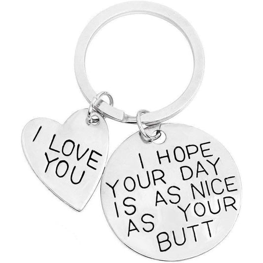 integrated keyring hardware for immediate attachment to keys, bags, or zippers
