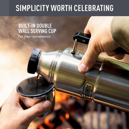integrated serving cup that doubles as a lid