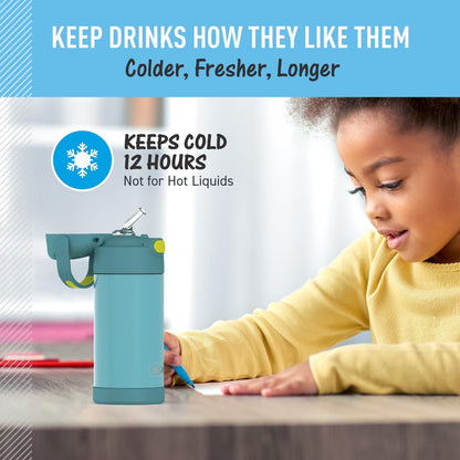 integrated soft-touch carry handle designed for small kid hands and backpack clipping