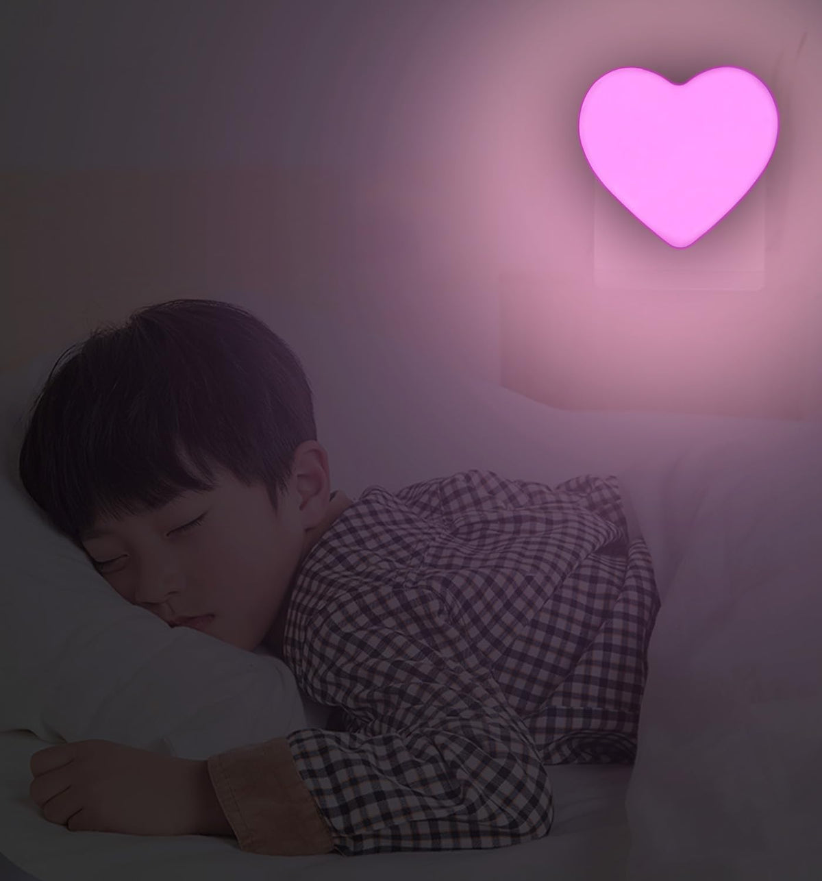 INZU Cool-Touch LED Nightlight for Safe Navigation – Auto On/Off Sensor for Dark Hallways and Stairways