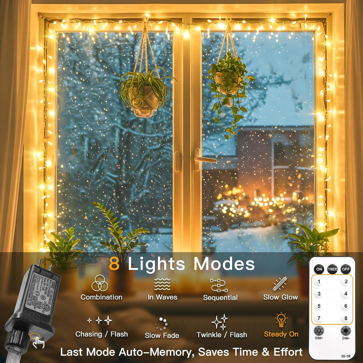 ip44 waterproof led bulbs and cabling rated for rain and snow