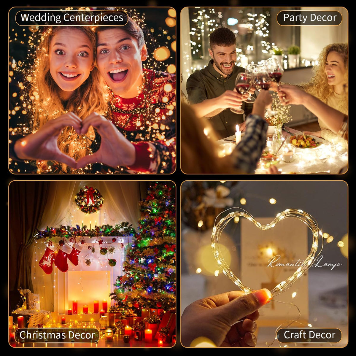 ip65 waterproof led string (battery case not waterproof)
