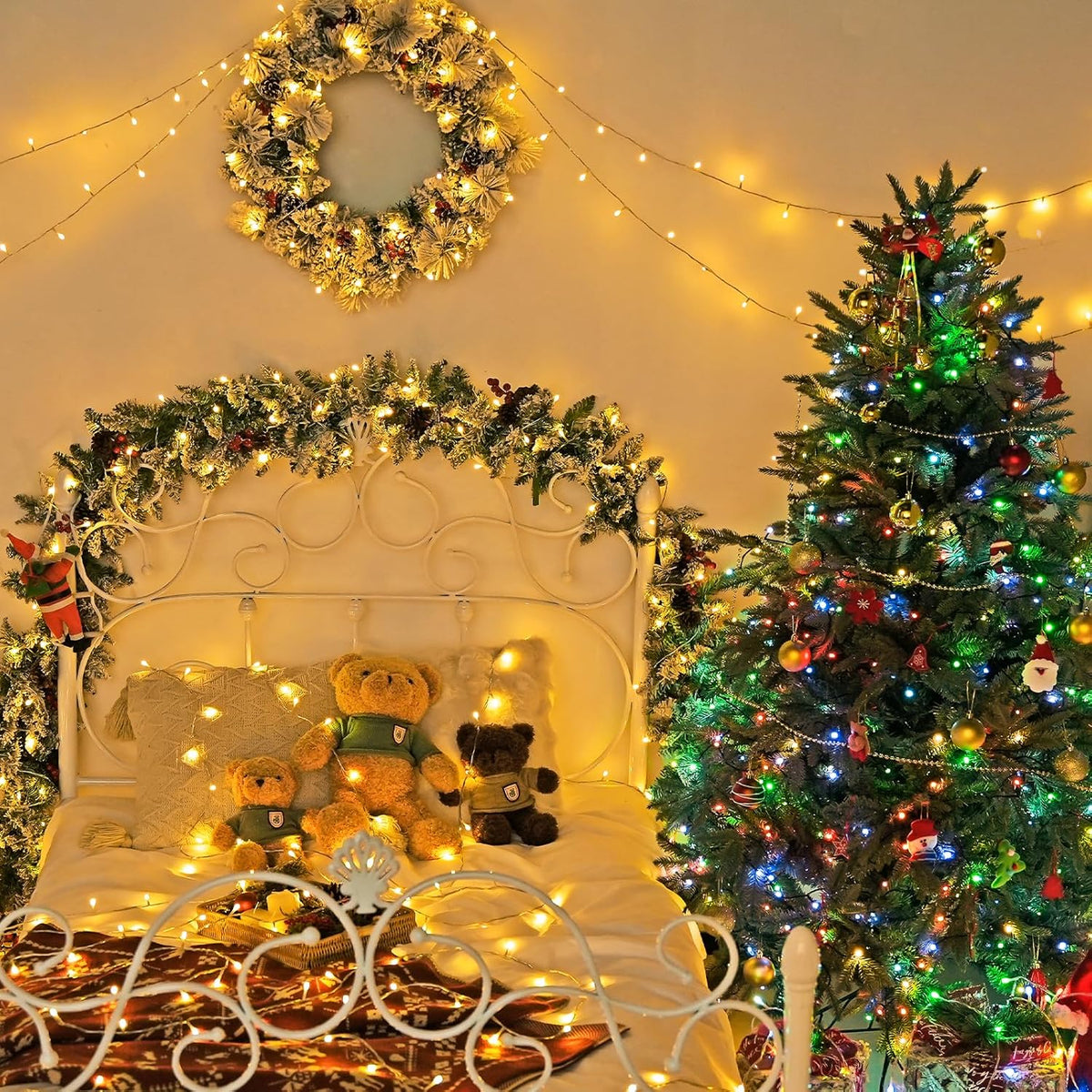 JMEXSUSS 200 LED Fairy Lights with Remote – Cozy Holiday Gift for Women, Teens, and New Homeowners