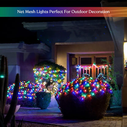 JMEXSUSS 9.8ft x 6.6ft Solar Mesh Lights – Ambient Indoor Accent for Reading Nook & Window Seat