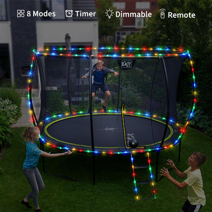 JMEXSUSS Kids Room LED Rope Lights – Flameless Battery Operated Night Light with Auto Timer