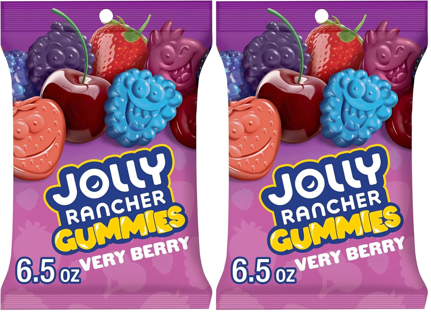 JOLLY RANCHER Gummies Assorted Fruit Flavored Candy Bag – Sweet Care Package for Mom on Valentine's Day, Mother's Day, and Get-Well Wishes