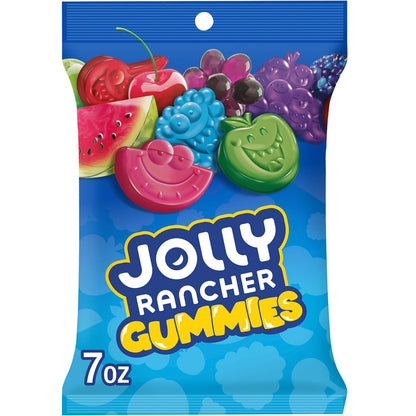 JOLLY RANCHER Gummies Assorted Fruit Flavored Candy Bag – Sweet Care Package for Mom on Valentine's Day, Mother's Day, and Get-Well Wishes