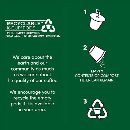 k-cup pod format engineered for keurig single-serve brewers
