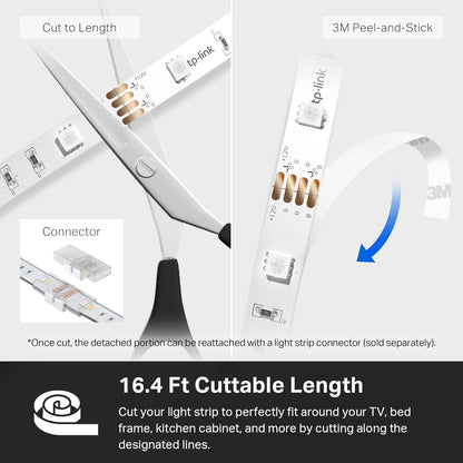 Kasa Smart LED Light Strip – Birthday Gift for Her, Cozy Bedroom Mood Light with 16 Million Colors