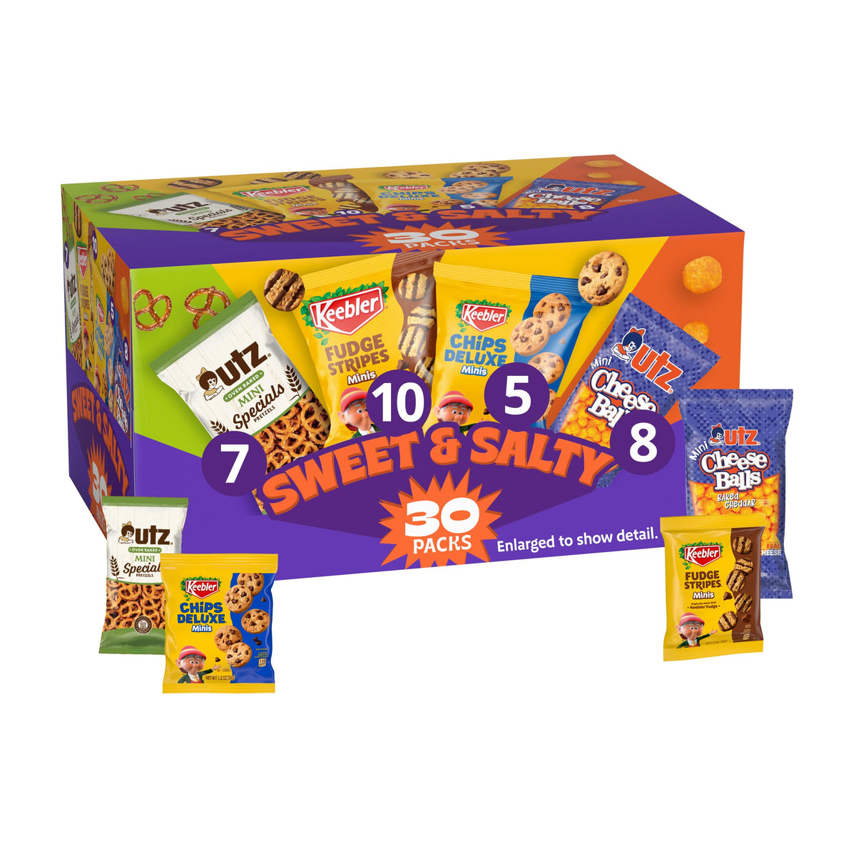 Keebler, Cookies and Crackers, Variety Pack, 31.2 oz (30 Count)