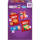Cheez-It, Pringles, Rice Krispies Treats