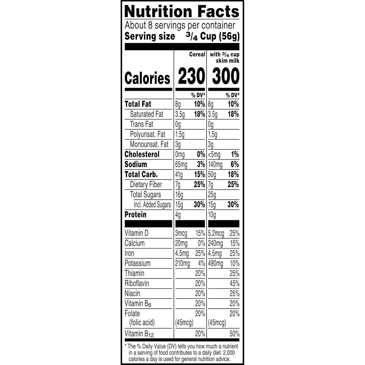 Kellogg's Cracklin' Oat Bran Breakfast Cereal, Fiber Cereal, Family Cereal, Original (3 Boxes) – Hostess Gift for Housewarmings and Holiday Visits