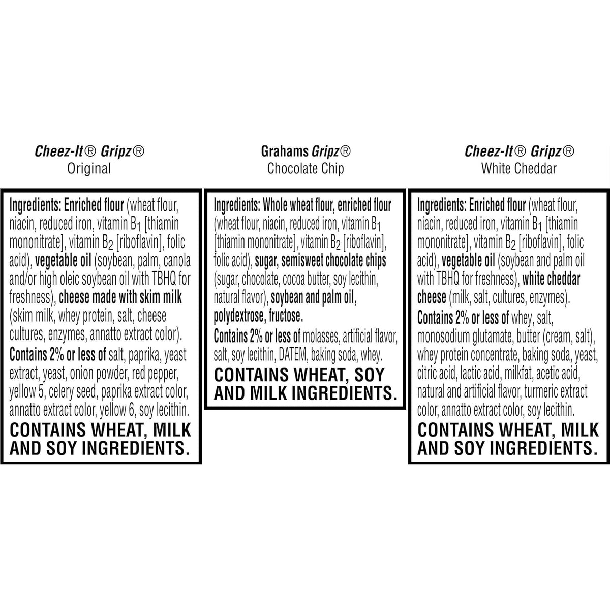 Kellogg's Gripz Single-Serve Cheez-It and Grahams – Portion-Controlled Snacks for Remote Workers and Midday Focus Breaks