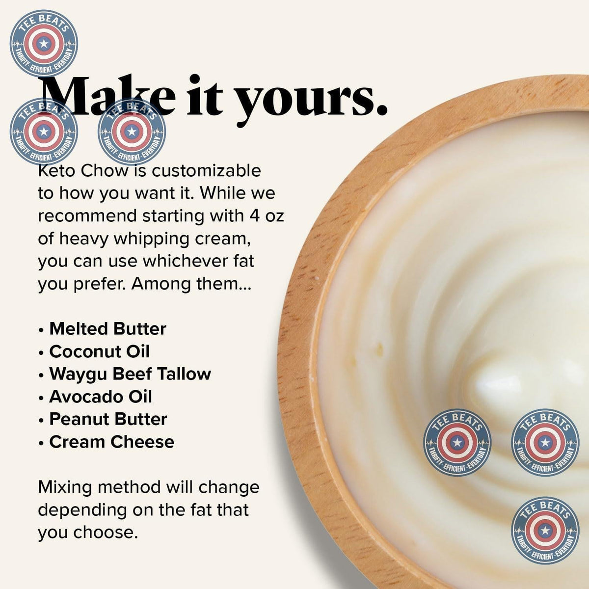 Keto Chow Banana Pudding Meal Replacement – Simple One Scoop Keto Nutrition for Uncluttered Counters