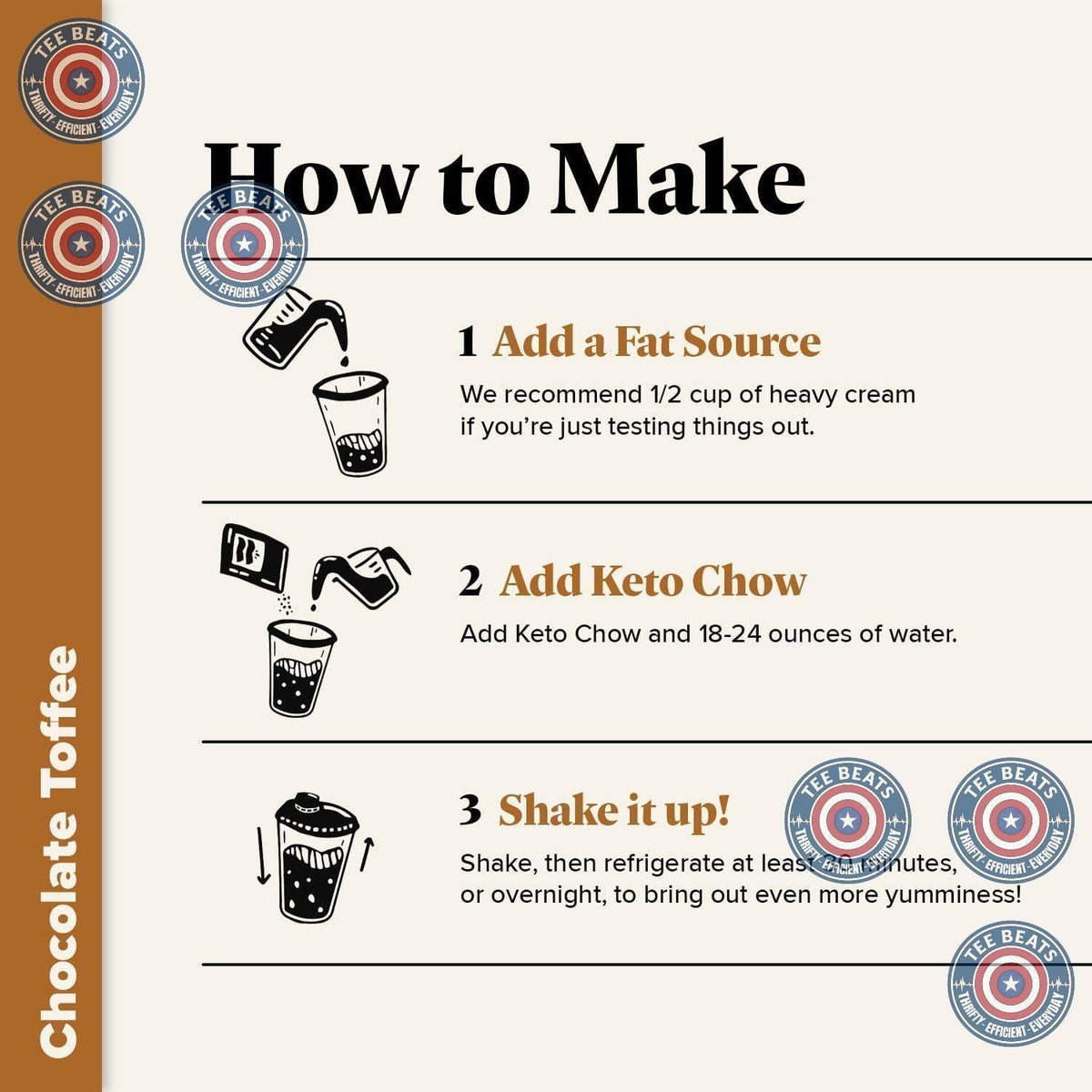Keto Chow Banana Pudding Meal Replacement – Simple One Scoop Keto Nutrition for Uncluttered Counters