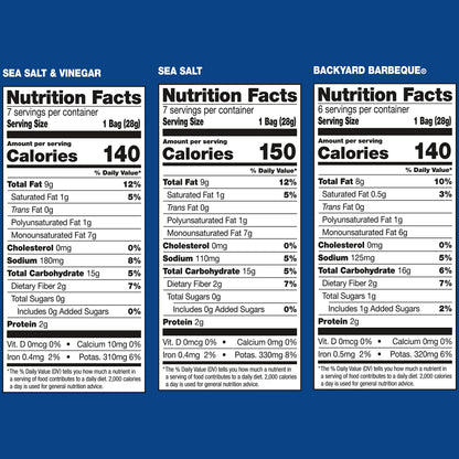Kettle Brand Potato Chips Variety Pack – Kid-Friendly Lunchbox Snacks, 20 Single-Serve 1-Oz Bags
