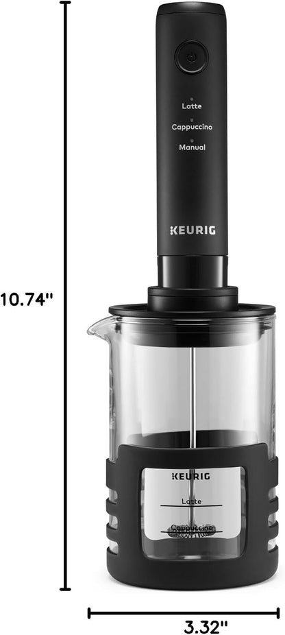 Keurig SimpleCafe Frother – Effortless One Touch Frothing for Clutter Free Kitchens, Dishwasher Safe and Compact