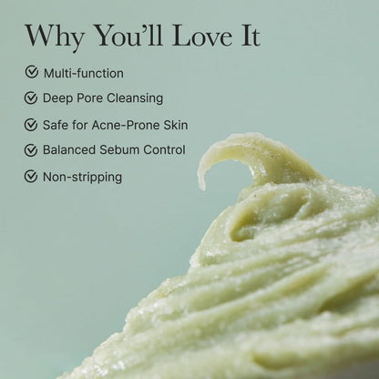 key actives: rice water, green tea, witch hazel, and rosehip extract for soothing and brightening
