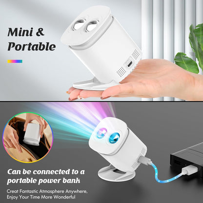 Kids Night Light Galaxy Projector – Child-Safe LED Star Lamp with Remote and Timer for Bedroom and Shared Sibling Room