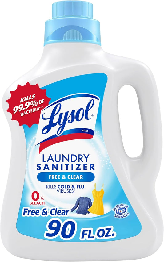 kills 99.9% of staphylococcus aureus and klebsiella pneumonia on laundry