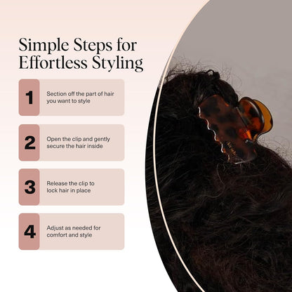 Kitsch Medium Hair Clip – Clean-Lined Styling Tool for the Minimalist Bathroom Counter
