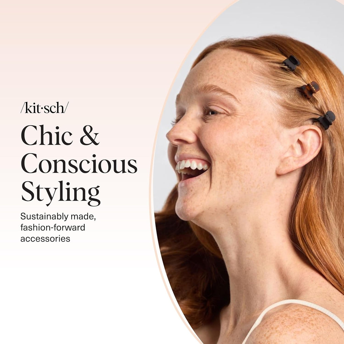 Kitsch Mini Claw Clips – Practical Valentine's Day Gift for Her, Everyday Hair Accessories for Women and Girls