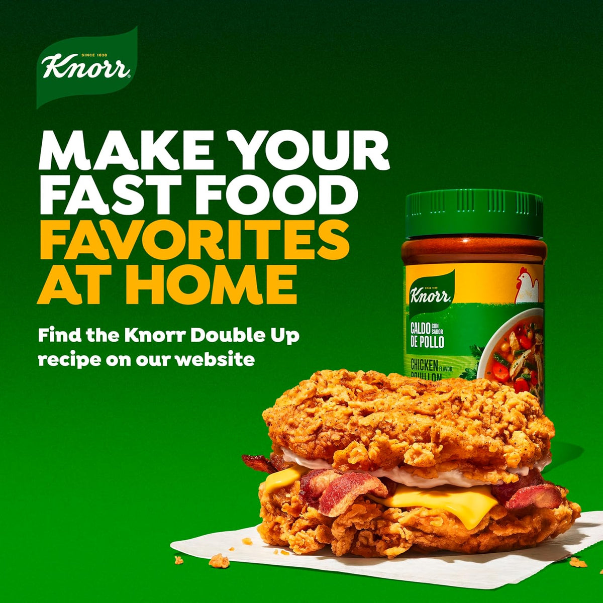 Knorr Chicken Flavor Bouillon Granulated – One-Jar Replacement for Salt, Broth and Herbs