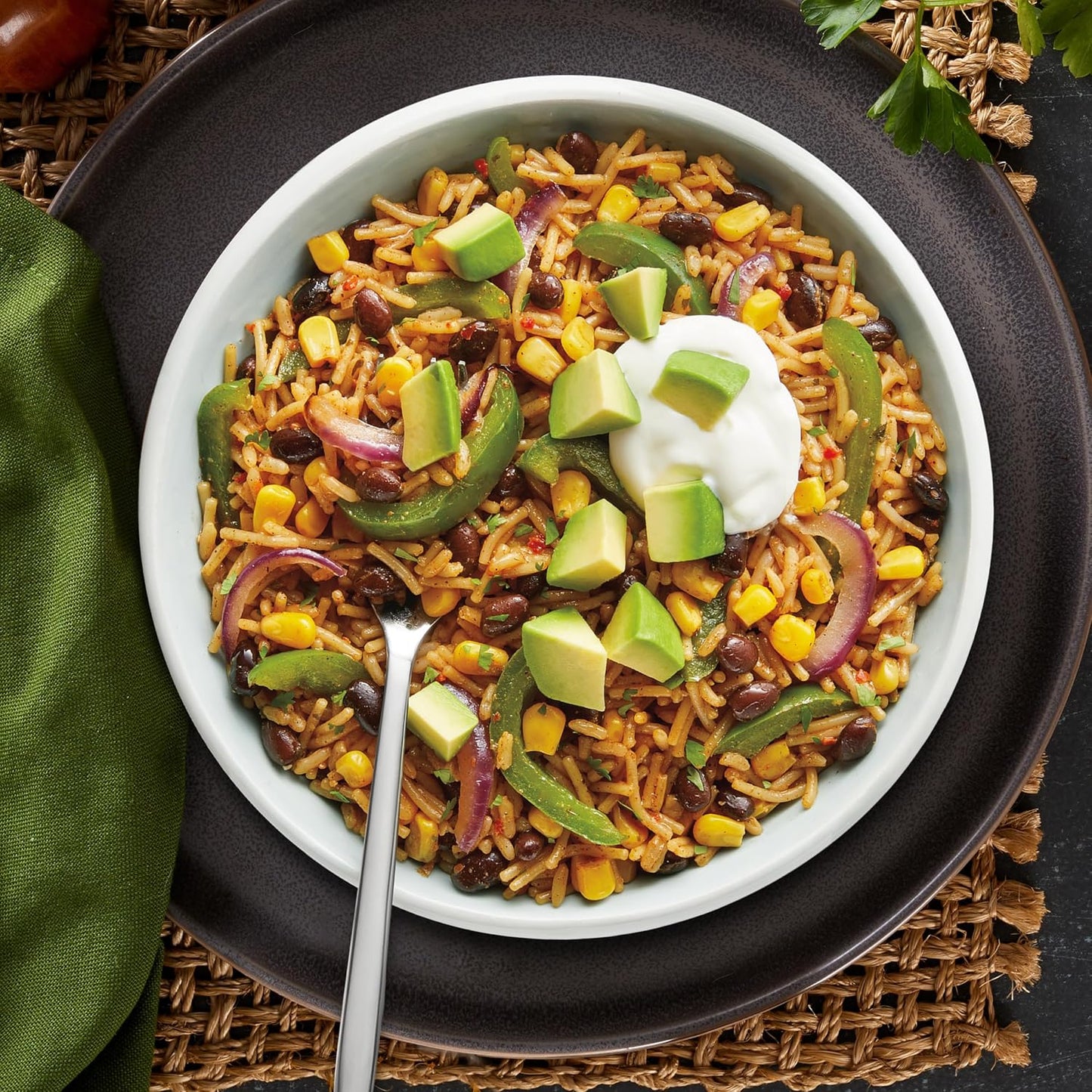 Knorr Rice Sides Taco Rice Pantry Staple for Study-Session Dinners, 5.4 oz Pouch