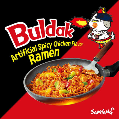 korean-origin buldak brand (samyang) with global cult following