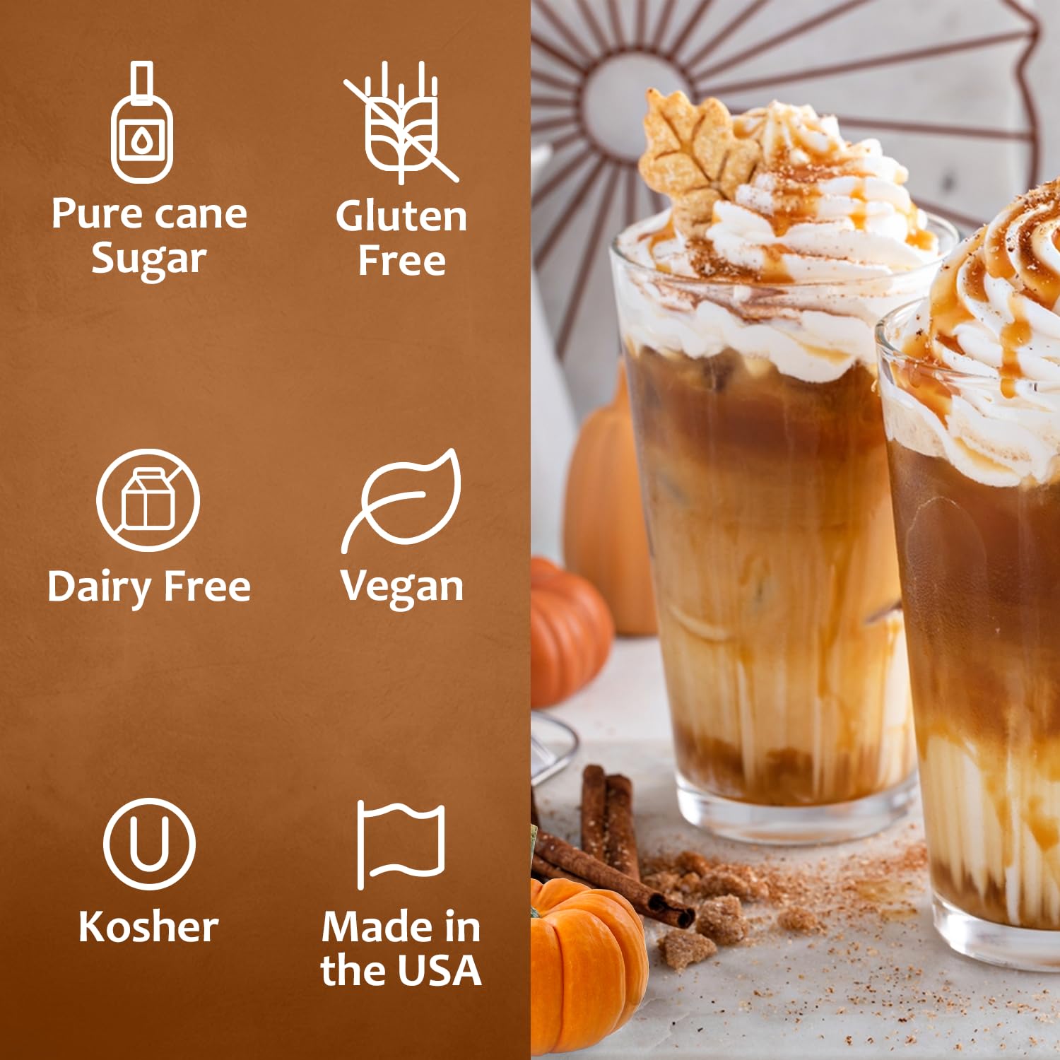 kosher-certified and gluten-free formulation