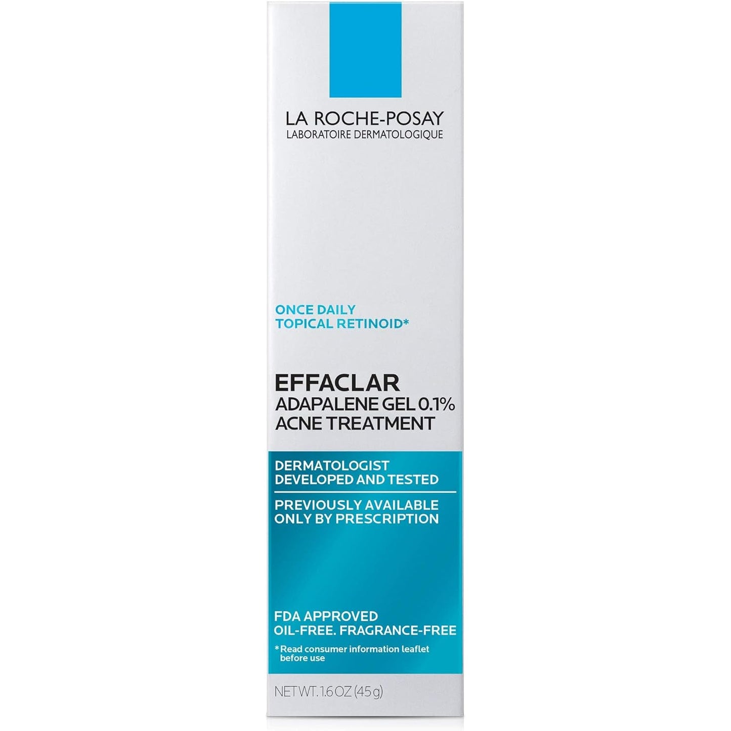 La Roche-Posay Adapalene Gel 0.1% – Dermatologist-Developed Retinoid Treatment with Premium Packaging