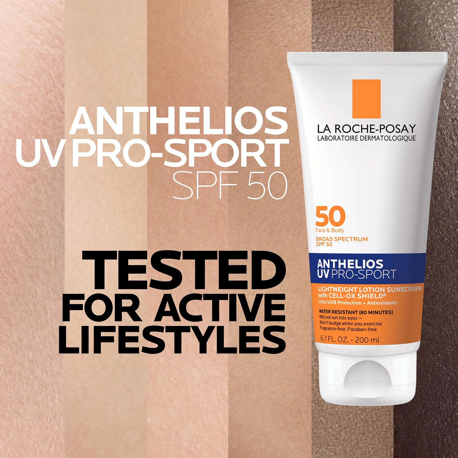 La Roche-Posay Anthelios UV Pro-Sport Sunscreen – Pediatrician-Tested SPF 50 for Kids' Sports & Playground Safety