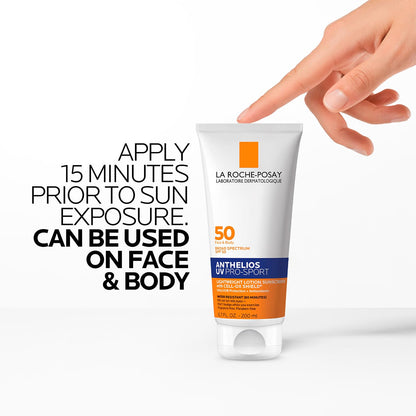 La Roche-Posay Anthelios UV Pro-Sport Sunscreen – Pediatrician-Tested SPF 50 for Kids' Sports & Playground Safety