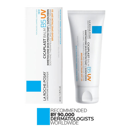La Roche-Posay Cicaplast Balm B5 UV SPF 50 – Travel-Size Skin Protectant for Hiking and Trail Use