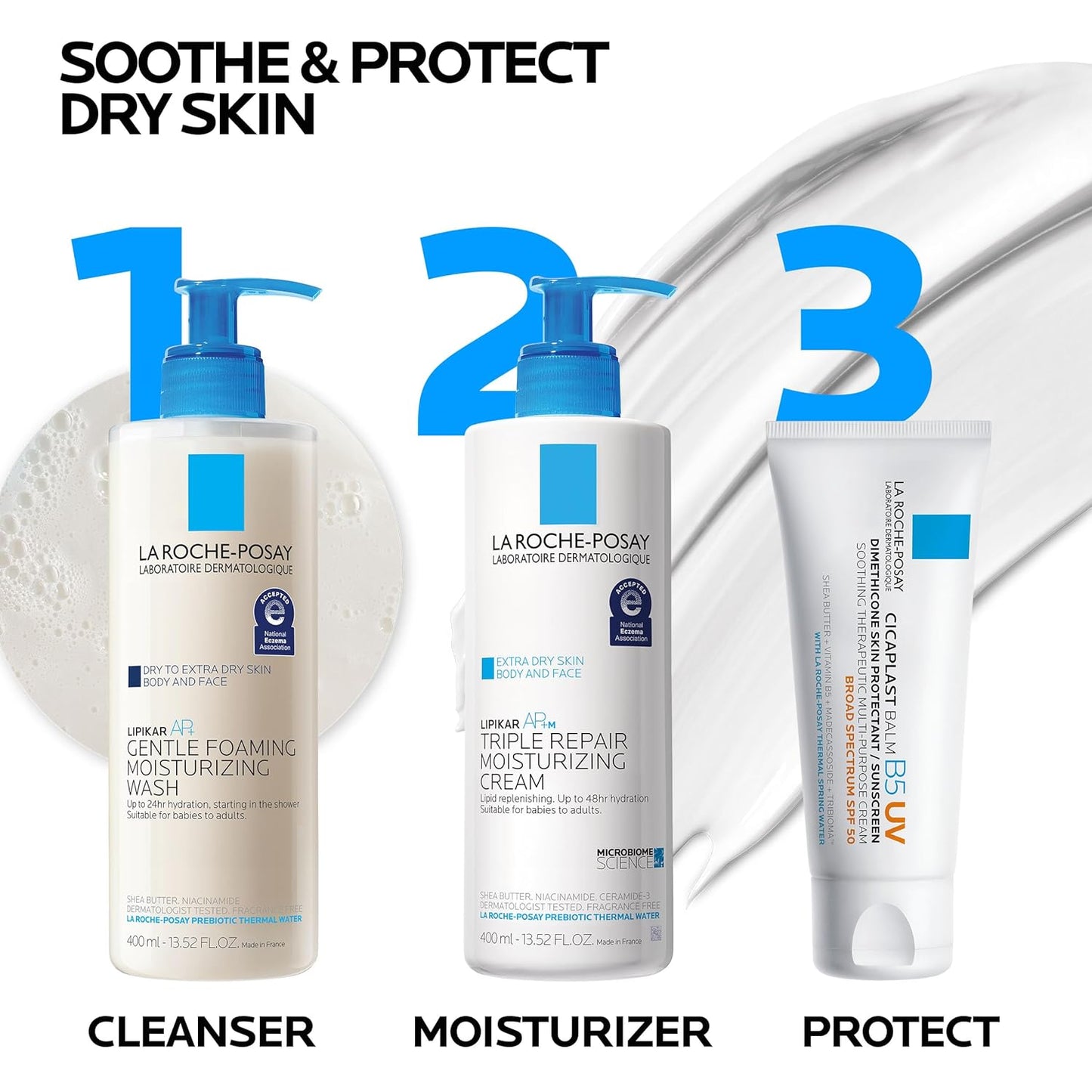 La Roche-Posay Cicaplast Balm B5 UV SPF 50 – Travel-Size Skin Protectant for Hiking and Trail Use