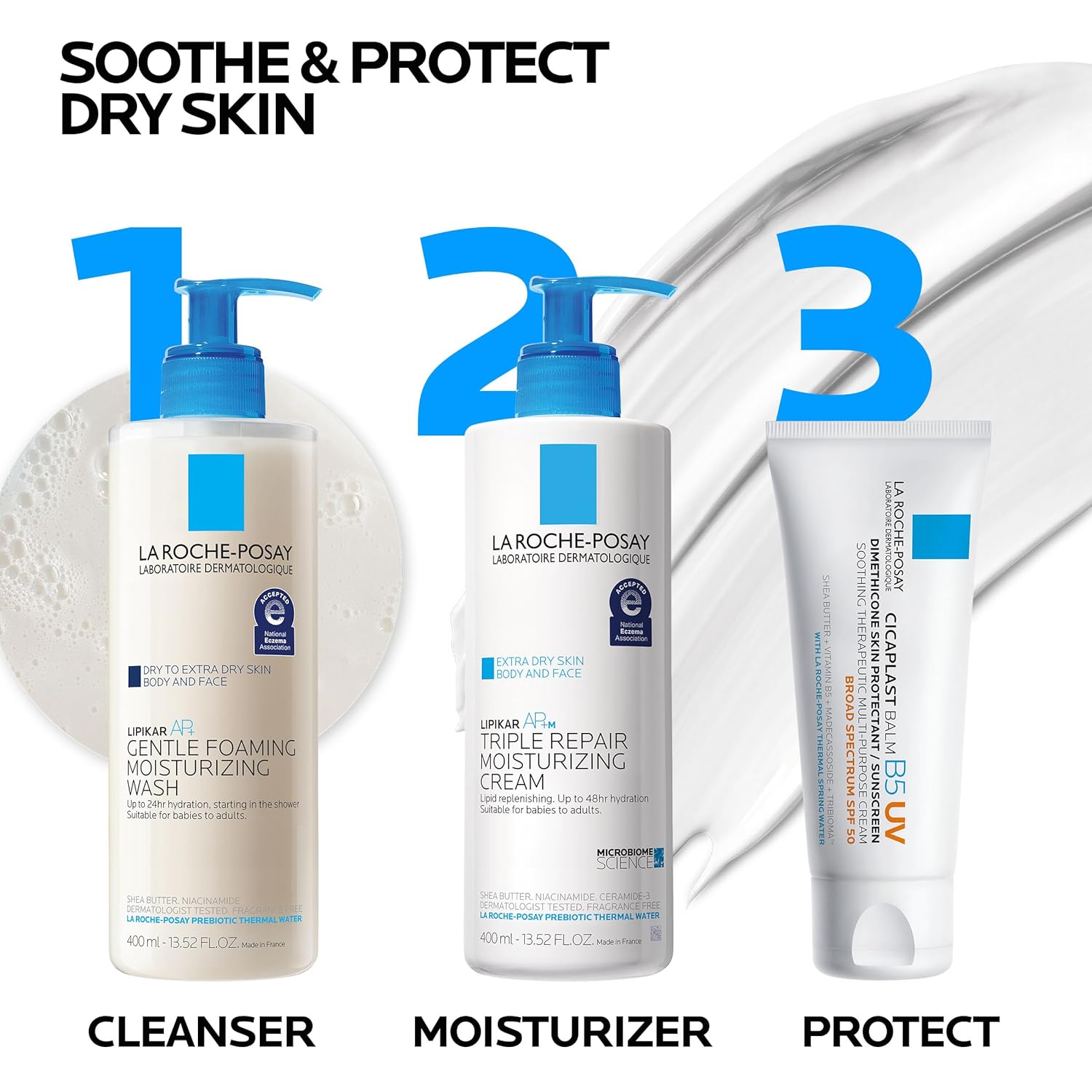 La Roche-Posay Cicaplast Balm B5 UV SPF 50 – Travel-Size Skin Protectant for Hiking and Trail Use